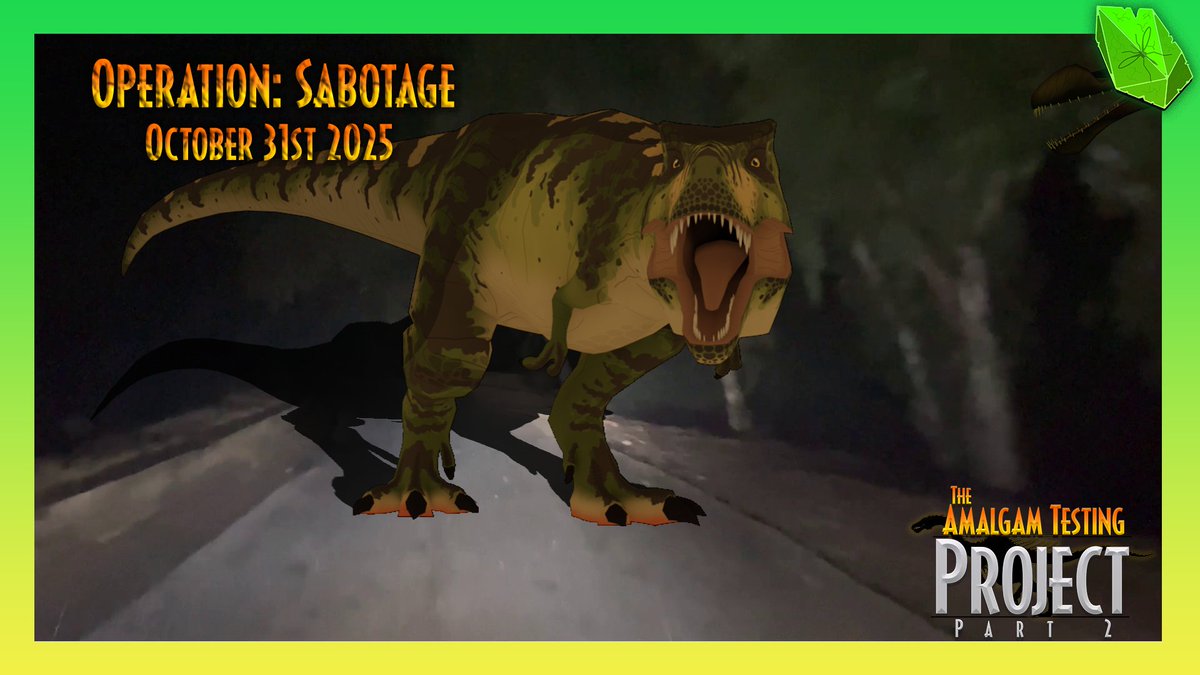 The_AmberMine's tweet photo. This Halloween Franco returns to tell another story about his tenure at InGen during the 90's. This time is about 'Operation: Sabotage!" Stay tuned for the next chapter!
10/31/25 6pm PST/9pmEST | November 1st 1amBST/12pmAEST
#JurassicPark #AmalgamTesting #Dinosaurs #TheBuck https://t.co/yva1gNHMnG