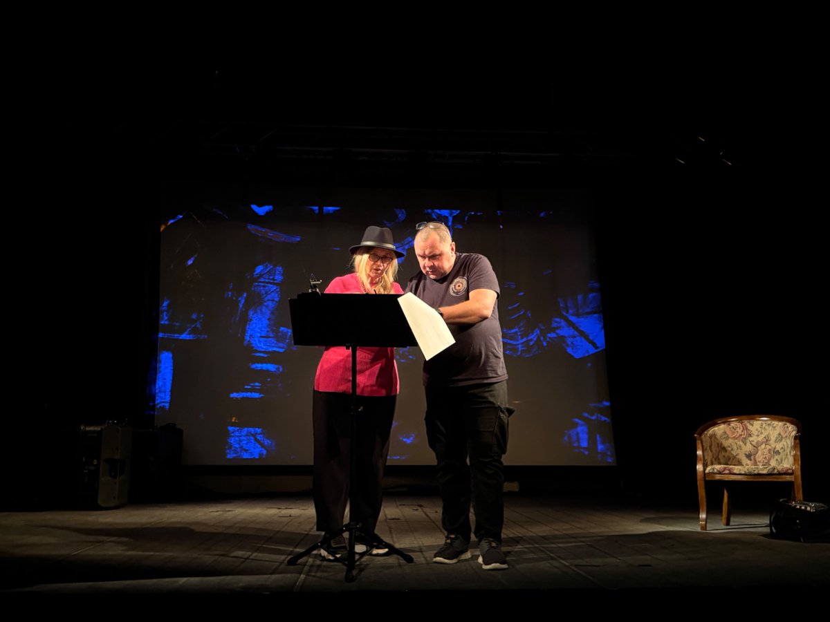 GaryNeumann1's tweet photo. Getting ready for the upcoming concert in Jawor 
Rehearsals and production meetings are filled with creative energy and excitement! 
More photos and updates on Margaret Maye’s Fan Page:
👉 https://t.co/VCfsQivrbi

#MargaretMaye #Jawor #JOK #ConcertPreparation #MusicAndEmotion https://t.co/88RUEdXhk6
