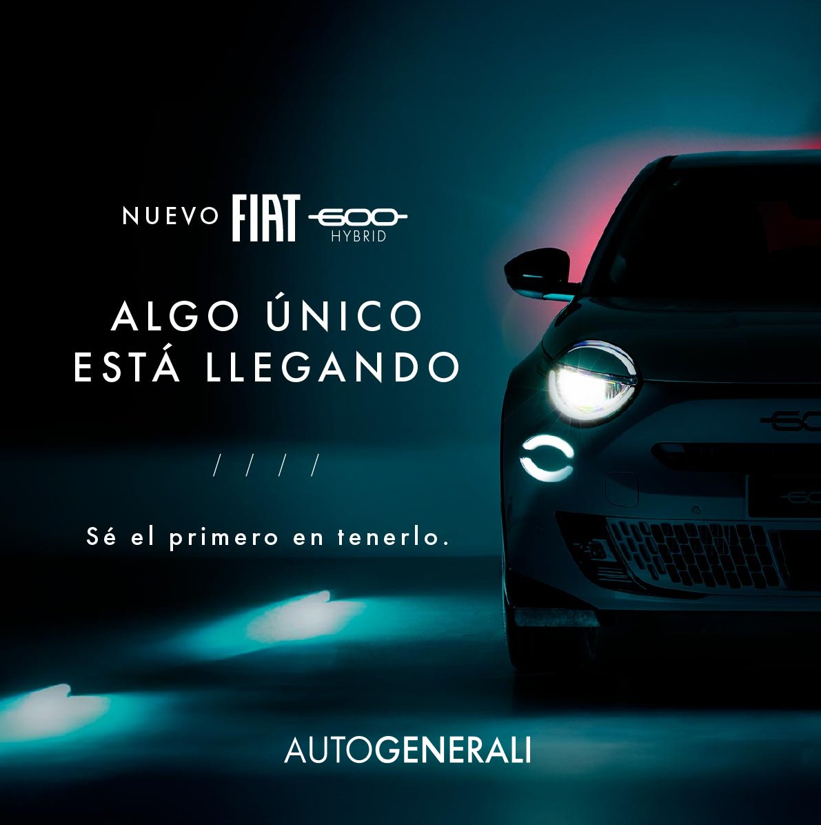 🚦Listo para el futuro.

🔋 Fiat 600 Hybrid, el equilibrio perfecto entre innovación y diseño.

✨ Compacto, ágil, sustentable.

🌿 Pensado para hoy. Preparado para mañana.

👉 Sé el primero. Reservalo en Auto Generali.