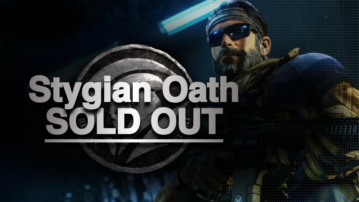 ReaperActualW3's tweet image. Stygian Oath Edition Packs are officially SOLD OUT!
Two tiers remain, both granting Foundation Alpha Access:
Standard Edition ($29.99)
• 1x Reaper (Havoc) + 1x Bunker Base
Charon’s Pact ($49.99)
• 2x Reapers (Havoc + Luna) + 1x Bunker Base