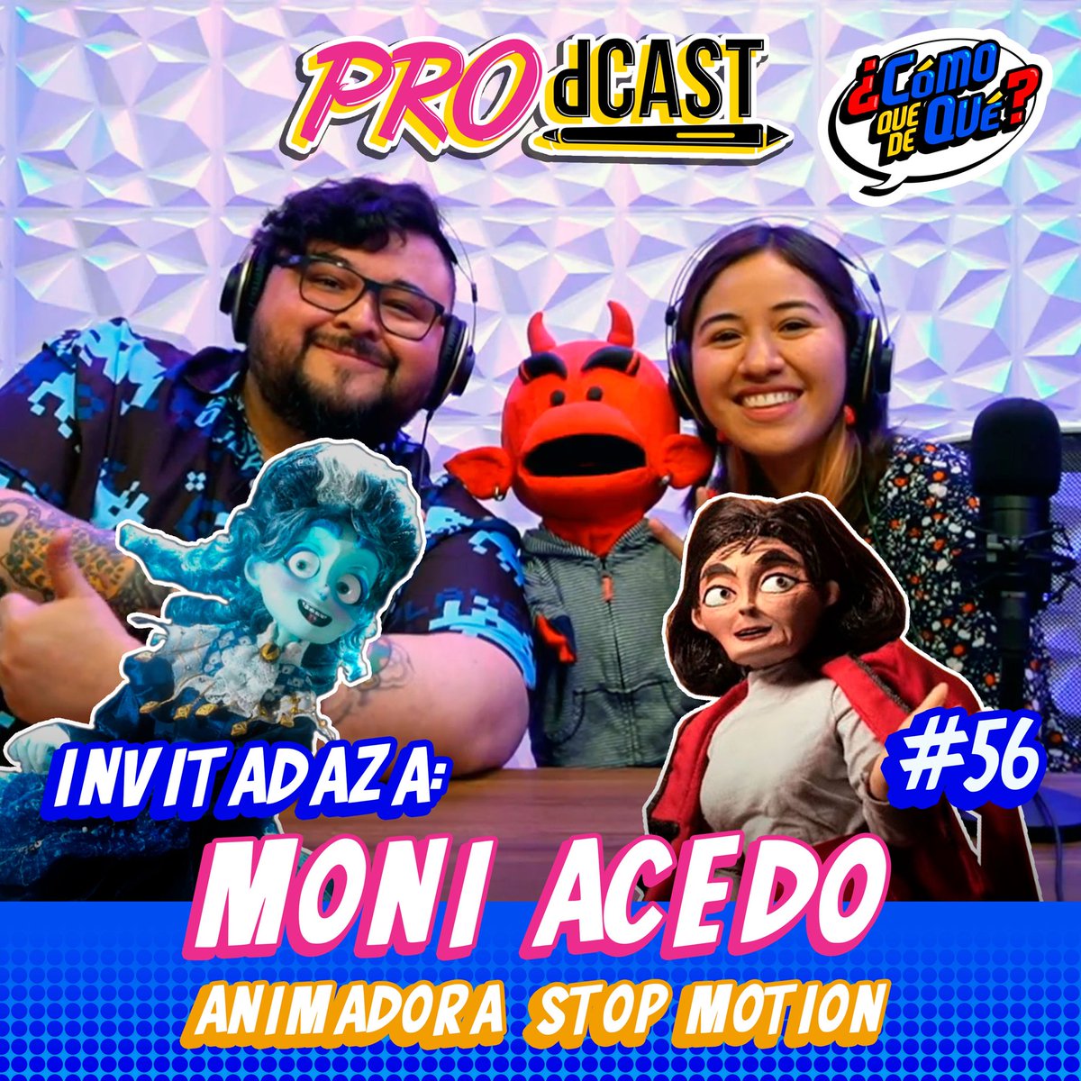 ComoQueDeQue's tweet image. Animadora STOP MOTION y pintora que participó en la peli de #Frankelda Checa la charla en el #PROdcast de la semana 🙂👉🏻 youtu.be/oMfG_G4HFGg?si…