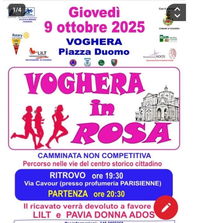 nicaff's tweet photo. Voghera si tinge di rosa! 🌸
Anche quest’anno alla #Voghera in Rosa con la Protezione Civile, per una serata di solidarietà e prevenzione.
Un grazie a chi ha partecipato e reso speciale questo momento 💗
#VogheraInRosa #Voghera #Solidarietà #ProtezioneCivile https://t.co/oq3u9UmeyY