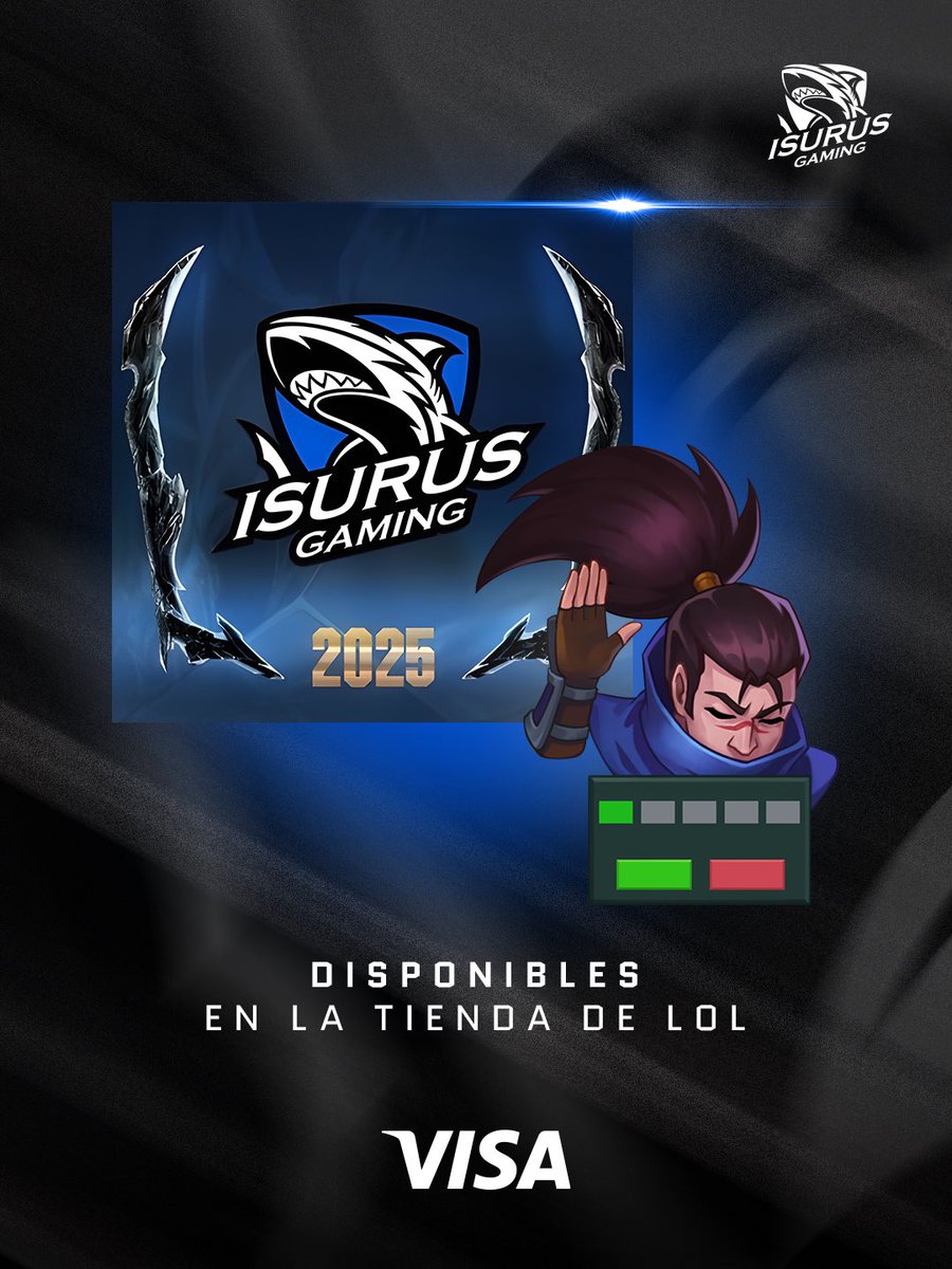 Isurus (@teamisurus) on Twitter photo ¡ICONO Y EMOTE DISPONIBLES! 🤠
Por 250 y 350 de RP podés conseguir el mejor icono y emote de este parche.
Además el icono te agregará el tag ISG cuando entres a partida. Momento de sacar la <a href="/VisaMX/">Visa Mexico</a> y aprovechar. 🫵
#GoISG #BeTheShark ¡ICONO Y EMOTE DISPONIBLES! 🤠
Por 250 y 350 de RP podés conseguir el mejor icono y emote de este parche.
Además el icono te agregará el tag ISG cuando entres a partida. Momento de sacar la <a href="/VisaMX/">Visa Mexico</a> y aprovechar. 🫵
#GoISG #BeTheShark