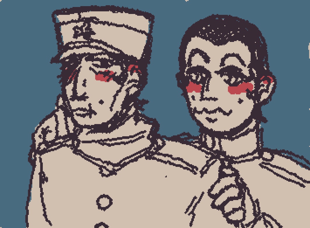 LORICTORPORE's tweet photo. joyful nikaidou ( usami ) detail #goldenkamuy #gk https://t.co/gqJnDbs0le