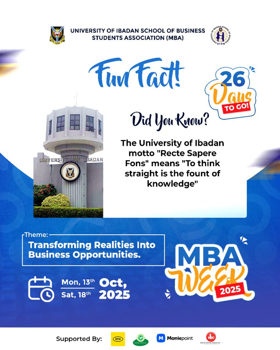 UISB_Official's tweet photo. What is the fun fact that will shape your business journey? Find out at MBA week 2025!! 
#MBAWeek2025 #UISB https://t.co/9Pkny5TTTN