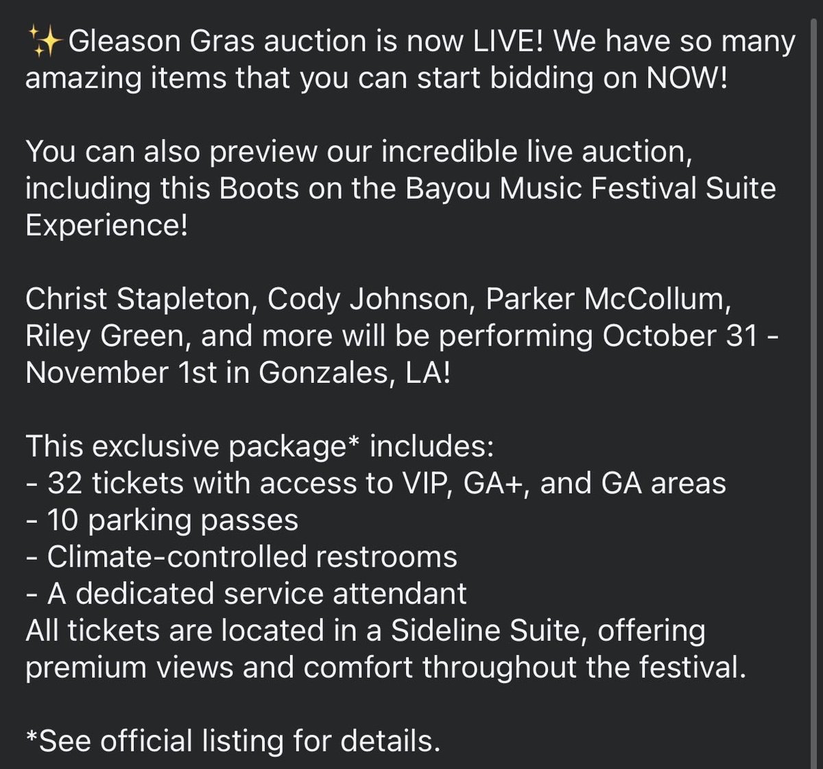 Team Gleason tweet media