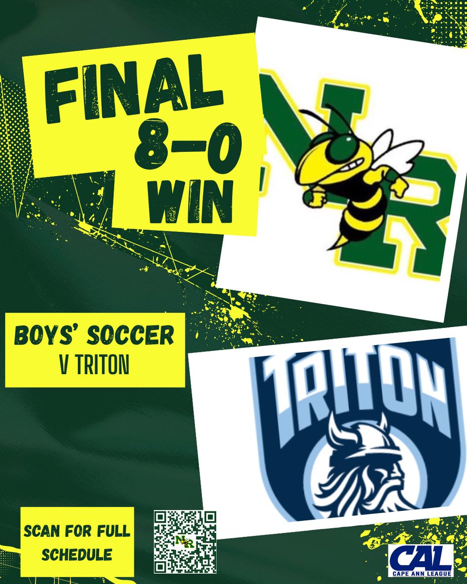 NRHSHornets's tweet image. Boys get a big win over Triton!   @Nrtranscript @globeschools @bostonheraldhs @globelars @bconn63