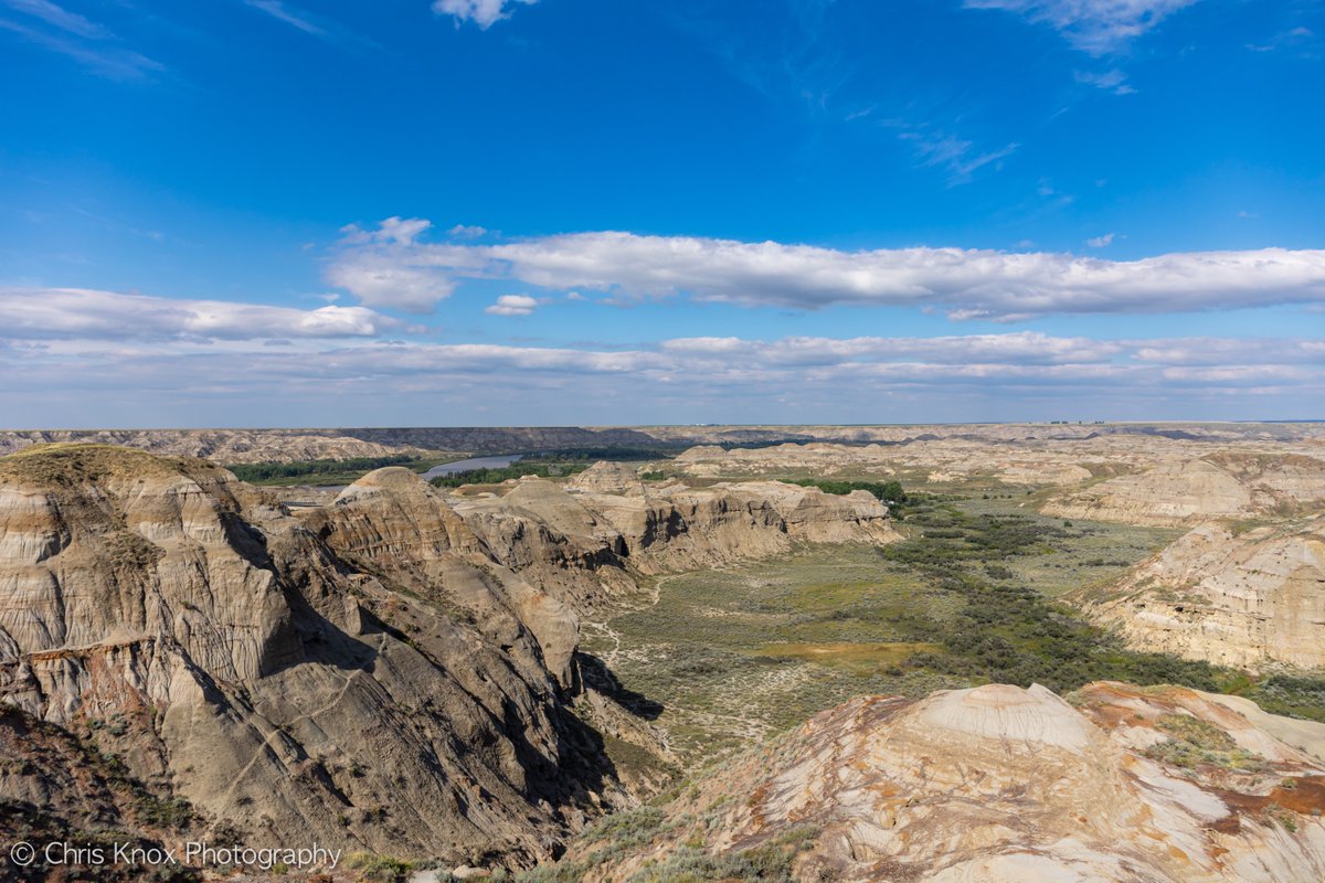ChrisKnoxPhotog's tweet image. The view looking down into the wondrous Dinosaur Provincial Park. 🦖🦕
Alberta, Canada 🇨🇦
@Albertaparks