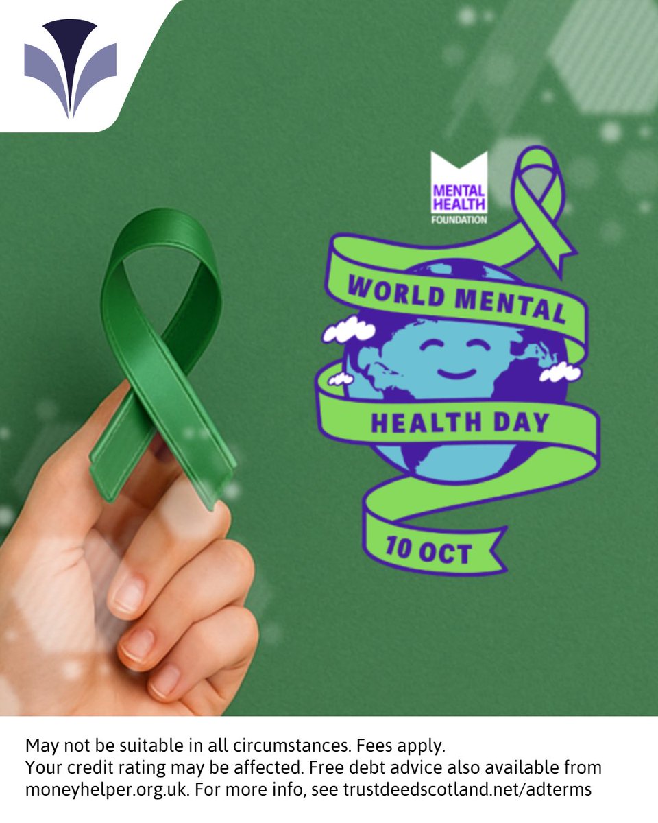 TrustDeedScotl's tweet photo. 🧠 World Mental Health Day 2025

💚 Let's talk about doomscrolling, sleepless nights, and financial stress.

👉 https://t.co/pAHx5wM1Hn

This year's World Mental Health Day theme encourages us to think about how our online habits and access to support affect our mental wellbeing, especially during challenging times with everything that's happening in the world right now.

👉 https://t.co/FGA5bkSHGD  by @mentalhealth 

📱 Late-night doomscrolling often keeps people awake, trapped in worry about their finances and the cost of living. For many, what starts as a distraction ends up intensifying anxiety and robbing them of sleep.

At Trust Deed Scotland®, we hear every day from people across the country struggling with debt and the toll it takes on their mental health.

Over 9️⃣1️⃣% of our customers told us that they lost sleep worrying about their debt before they approached us.¹

🕐 And 50% said they waited a year or more before reaching out for advice, often because they felt ashamed or feared judgment.¹

But you don't have to face it alone. Debt happens, and it’s nothing to hide. The best way forward is to speak to an experienced, non-judgemental debt adviser who can help you find the right solution for you.

Over 9️⃣0️⃣% of our customers said that their mental health improved after entering into their chosen debt solution.¹

✅ Over 30,000 people in Scotland have already taken that first step with us.

Taking action doesn't just help you to keep more of your money,  it can help you sleep better and feel lighter too.

💚 Let's Talk About It...This World Mental Health Day and beyond
💬 Friendly
💬 Supportive
💬 Experienced
💬 Non-Judgemental

📞 Call 0141 221 0999 to speak to an adviser today, or WhatsApp us at https://t.co/8xJMM8xjd9

___________________
💻 https://t.co/VuLmgGl8AQ
📞 0141 221 0999
📲 https://t.co/pX2NmyMvrC
📧 enquiries@trustdeedscotland.net
___________________
⚠️ May not be suitable in all circumstances.
Fees apply. Credit rating may be affected.
Free debt advice available from https://t.co/ySTWlVdO9J.
ℹ️ For more info see https://t.co/kPINDYNkvs
¹November – December 2024 Trust Deed Scotland® customer survey with 2,705 responses.
#WMHD2025 #mentalhealthday #mentalhealth #letstalkaboutit #debtstress #debthelp #trustdeedscotland #moneyandmentalhealth #mentalhealthmatters
