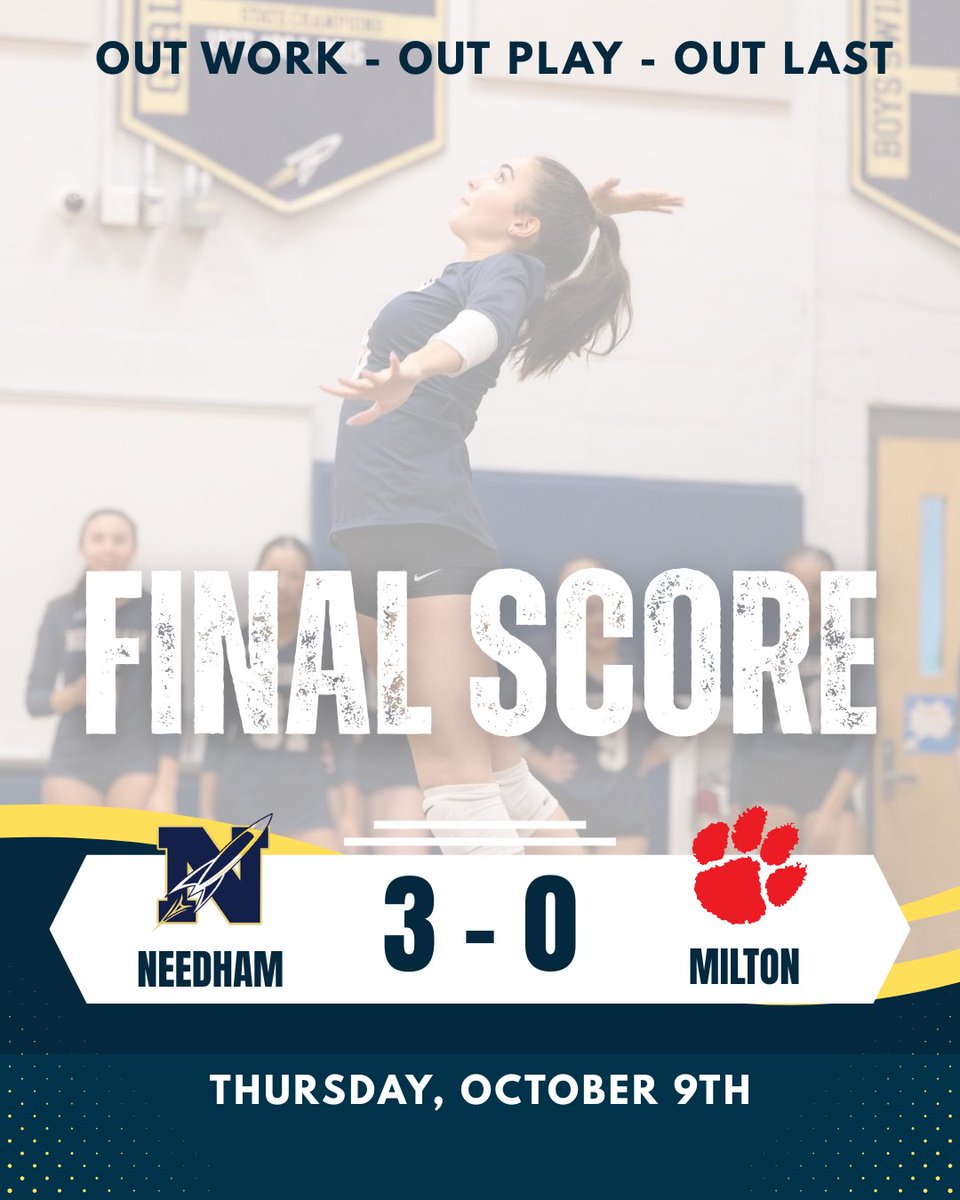 Varsity wins 3-0 over Milton tonight! Lizzy Tam and Sadie Stants each pick up 7 aces. Arianna Tu with 6 of her won. Sadie with 9 kills, Sam Sullivan adds 8 more. Bella Lee ran the offense with 25 assists. 
JV wins 2-0 and Freshmen lose a tight one 2-1.