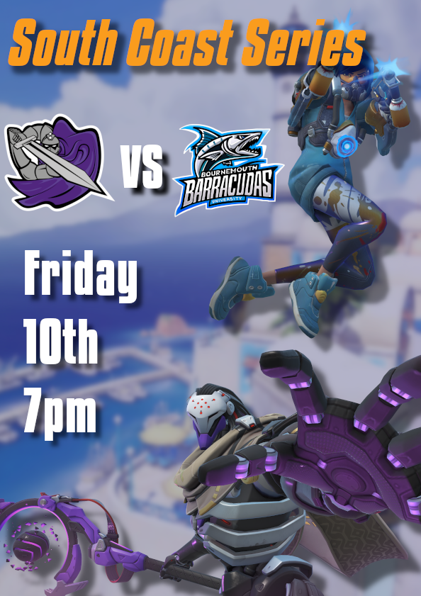 BU Barracudas (@bubarracudas) on Twitter photo Tune in on FRIDAY THE 10TH of OCTOBER at 7pm to watch our overwatch team take on <a href="/UopEsports/">UoP Esports Society</a> overwatch team, over at our twitch stream! (Link below) Tune in on FRIDAY THE 10TH of OCTOBER at 7pm to watch our overwatch team take on <a href="/UopEsports/">UoP Esports Society</a> overwatch team, over at our twitch stream! (Link below)