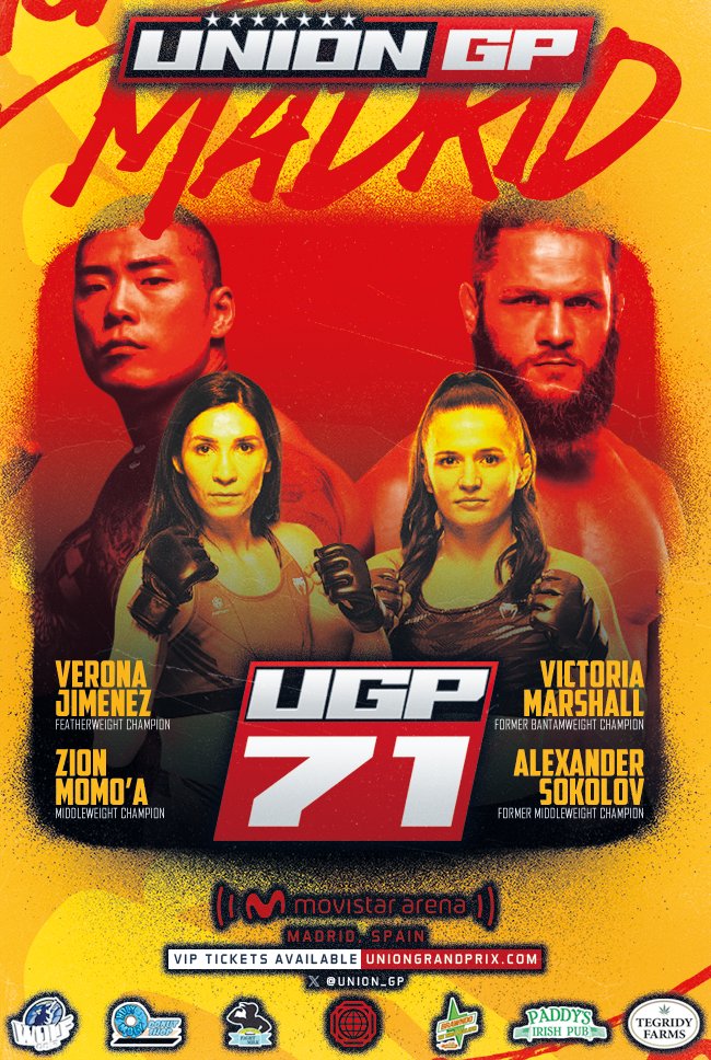 Union Grand Prix (@union_gp) on Twitter photo ๐จ๐๐ฃ ๐ณ๐ญ: ๐๐๐ ๐๐ก๐๐ญ ๐๐ ๐ ๐๐ฅ๐ฆ๐๐๐๐
๐๏ธ Movistar Arena
๐ Madrid, Spain
๐บ <a href="/BattlegroundNet/">Battleground Network</a>
๐น๐ข๐๐ ๐ถ๐๐๐
๐: uniongrandprix.com/mma_event/ugp-โฆ
๐๐ผ๐ ๐ถ๐๐๐๐ ๐๐๐ ๐๐๐๐๐๐ก๐
๐๏ธ: bit.ly/UNION_GP_TIX ๐จ๐๐ฃ ๐ณ๐ญ: ๐๐๐ ๐๐ก๐๐ญ ๐๐ ๐ ๐๐ฅ๐ฆ๐๐๐๐
๐๏ธ Movistar Arena
๐ Madrid, Spain
๐บ <a href="/BattlegroundNet/">Battleground Network</a>
๐น๐ข๐๐ ๐ถ๐๐๐
๐: uniongrandprix.com/mma_event/ugp-โฆ
๐๐ผ๐ ๐ถ๐๐๐๐ ๐๐๐ ๐๐๐๐๐๐ก๐
๐๏ธ: bit.ly/UNION_GP_TIX