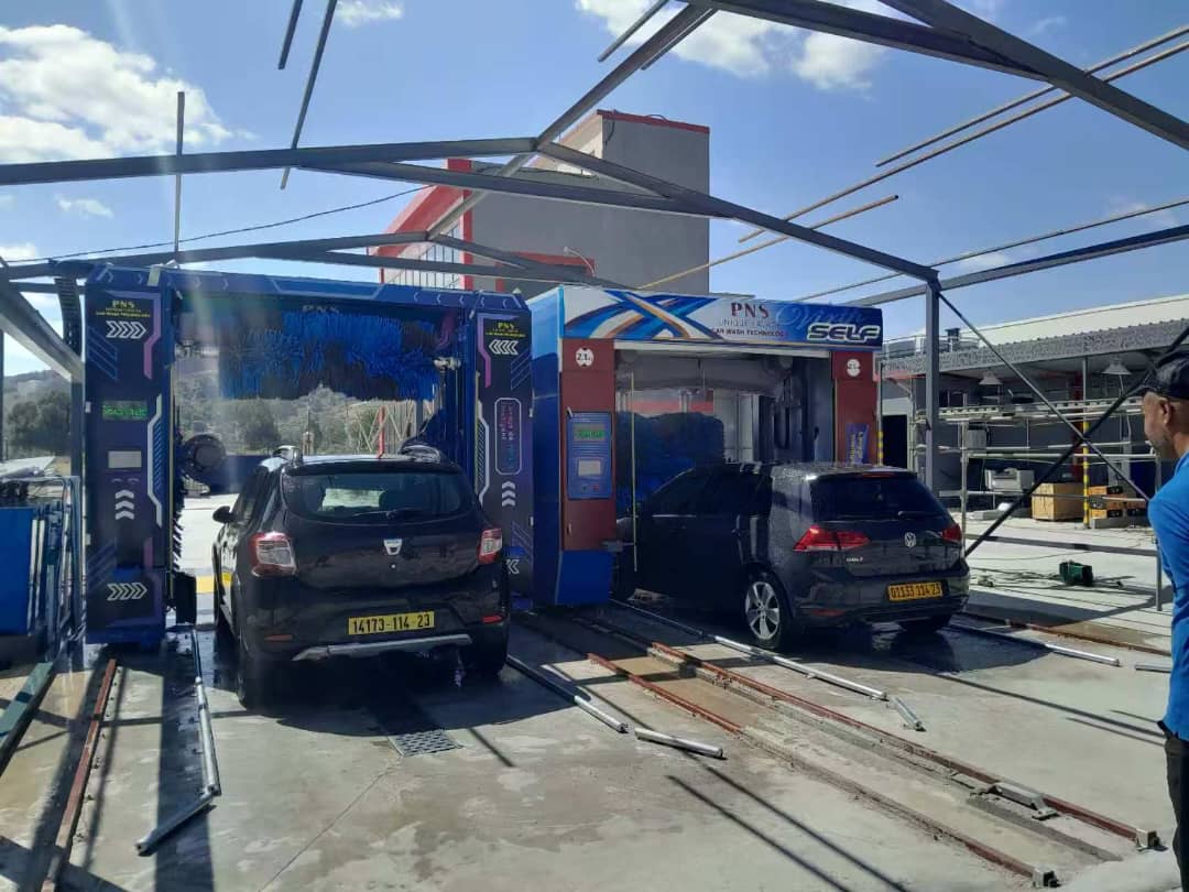 KevinMba6's tweet photo. PNS CF-370 Automatic Car Washer operating in Algeria
-Hot-dip galvanised steel
-5 Quality Brushes + 2 wheel brushes
-High-pressure water + shampoo
-Washes +40 cars/hour
Tel: +8617753235139
Dial: https://t.co/Ei7MMkF9kK
#usa #carwash #business #Viralvideos #Car #Trending #Algeria https://t.co/pCW2QH9lug