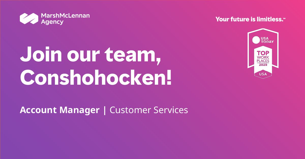 Marsh_MMA's tweet image. Own and grow client relationships as an Account Manager. Coordinate resources to deliver tailored solutions for strategic accounts under 100 medical enrolled lives. Ready to make an impact? Apply now: bit.ly/4h2246R #Hiring #AccountManager