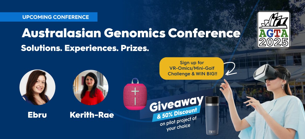Decode_Science's tweet image. 🧬 Heading to #AGTA2025?

Meet Decode Science &amp;amp; explore the latest from @ST_Omics, @MGI_Technology, @QuanterixSimoa &amp;amp; @ParseBio.

Try VR-Omics, Beat Saber + Mini Golf to win prizes &amp;amp; 50% off pilot projects.

👉 Sign up: lnkd.in/guXpJuyT

#Genomics #Research #LifeSciences