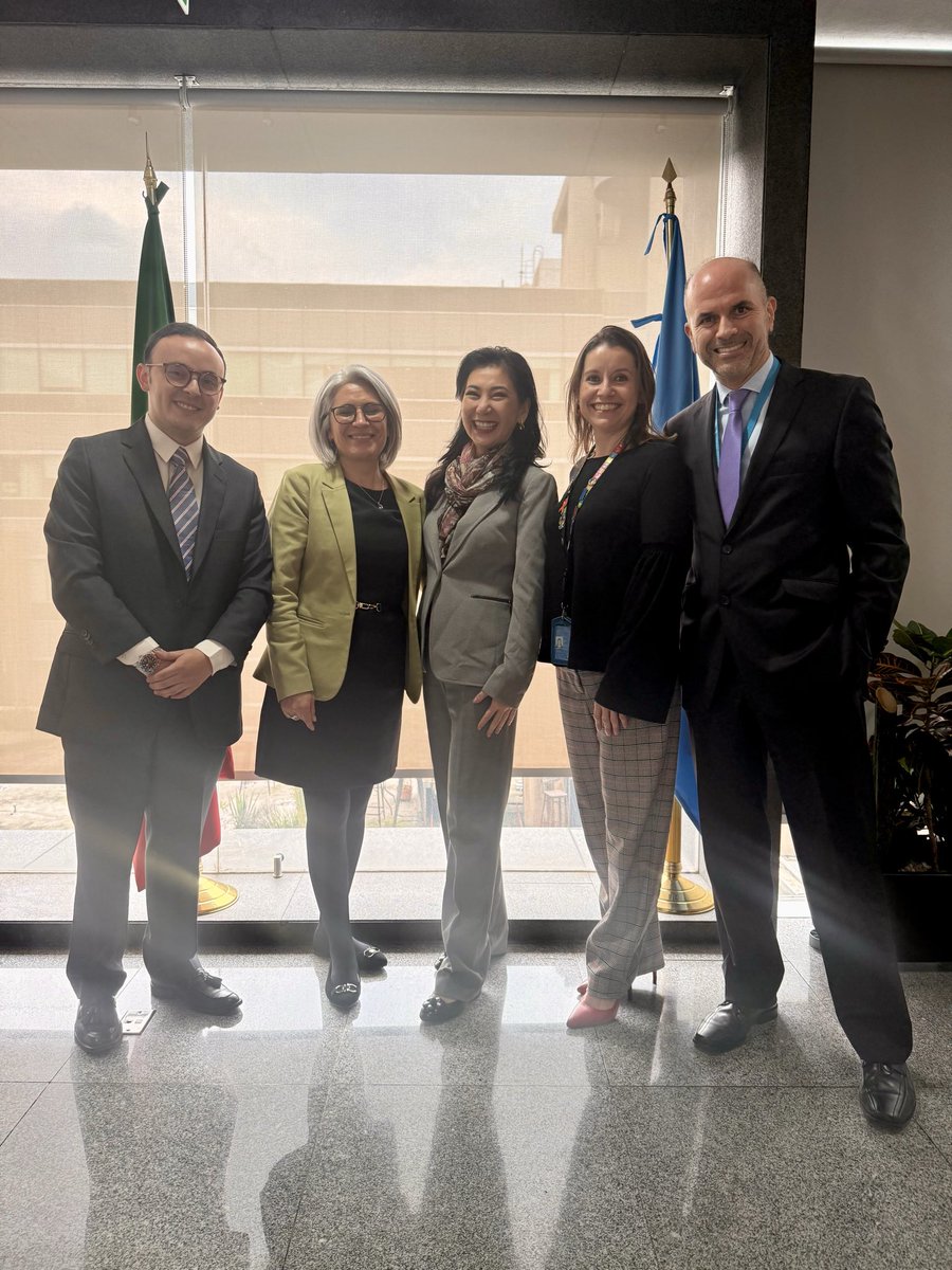 SilviaMorimoto's tweet photo. Hoy nos reunimos con Patricia Aldana Maldonado, Directora de la OEI 🇲🇽, y Santiago Guzmán, junto con el equipo del PNUD Mexico, para explorar sinergias y oportunidades de colaboración en favor del desarrollo sostenible. https://t.co/cxxAvjhubP