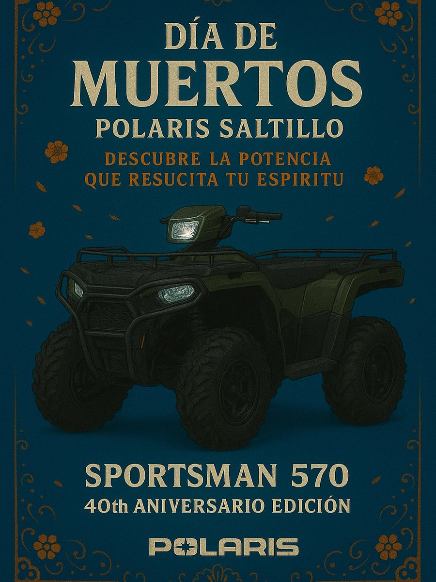 polaris_ra37688's tweet image. 🎉 SPORTSMAN 570 – 40th Anniversary Edition 🎉
🔥 24 meses, 50% de enganche y tasa del 1.9%
Celebra 40 años de poder y aventura.

📞 Raúl Pérez – 81 1531 5979
#Sportsman570 #PolarisMexico #40thAnniversary #RidePolaris #OffRoad