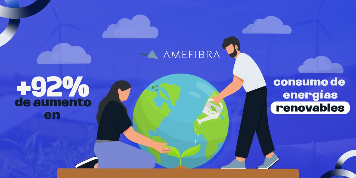 Las FIBRAs en México avanzan hacia la sostenibilidad 🌎
Este año, los miembros de Amefibra aumentaron 92% su consumo de energías renovables.

#EnergíaRenovable #Sostenibilidad #Amefibra #FIBRAs #InversiónResponsable