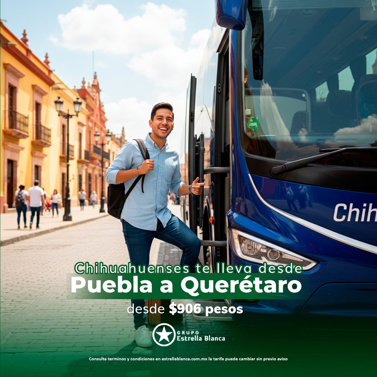 🚌✨ De Puebla a Querétaro, viaja cómodo, seguro y sin complicaciones.

Descarga nuestra app Estrella Blanca, compra tus boletos y olvídate de las filas:

🤖 bit.ly/49EQkmY
🍏 apple.co/4flVVjr

También puedes adquirirlos en línea 🔗 estrellablanca.com.mx