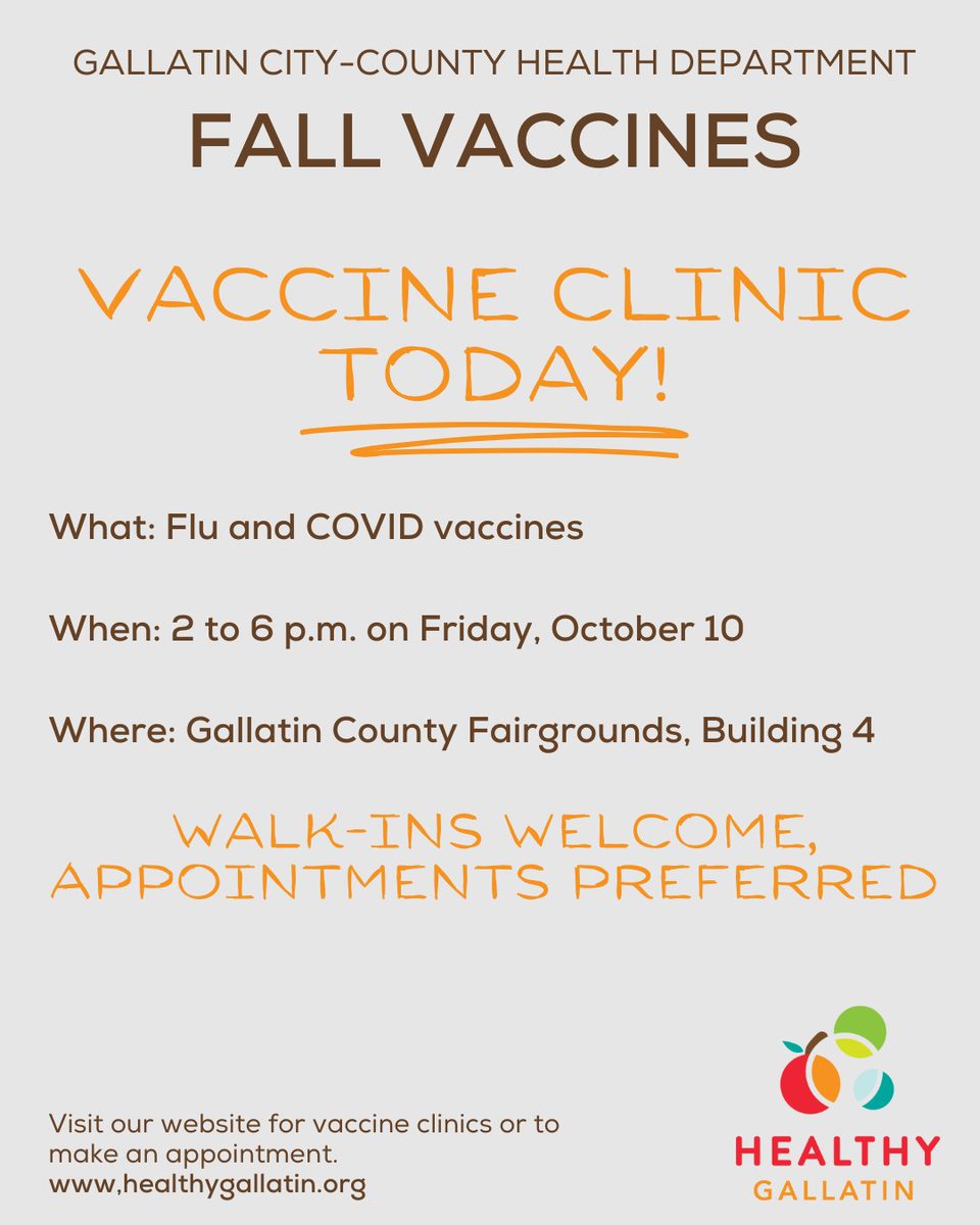 Gallatin City-County Health Department tweet media