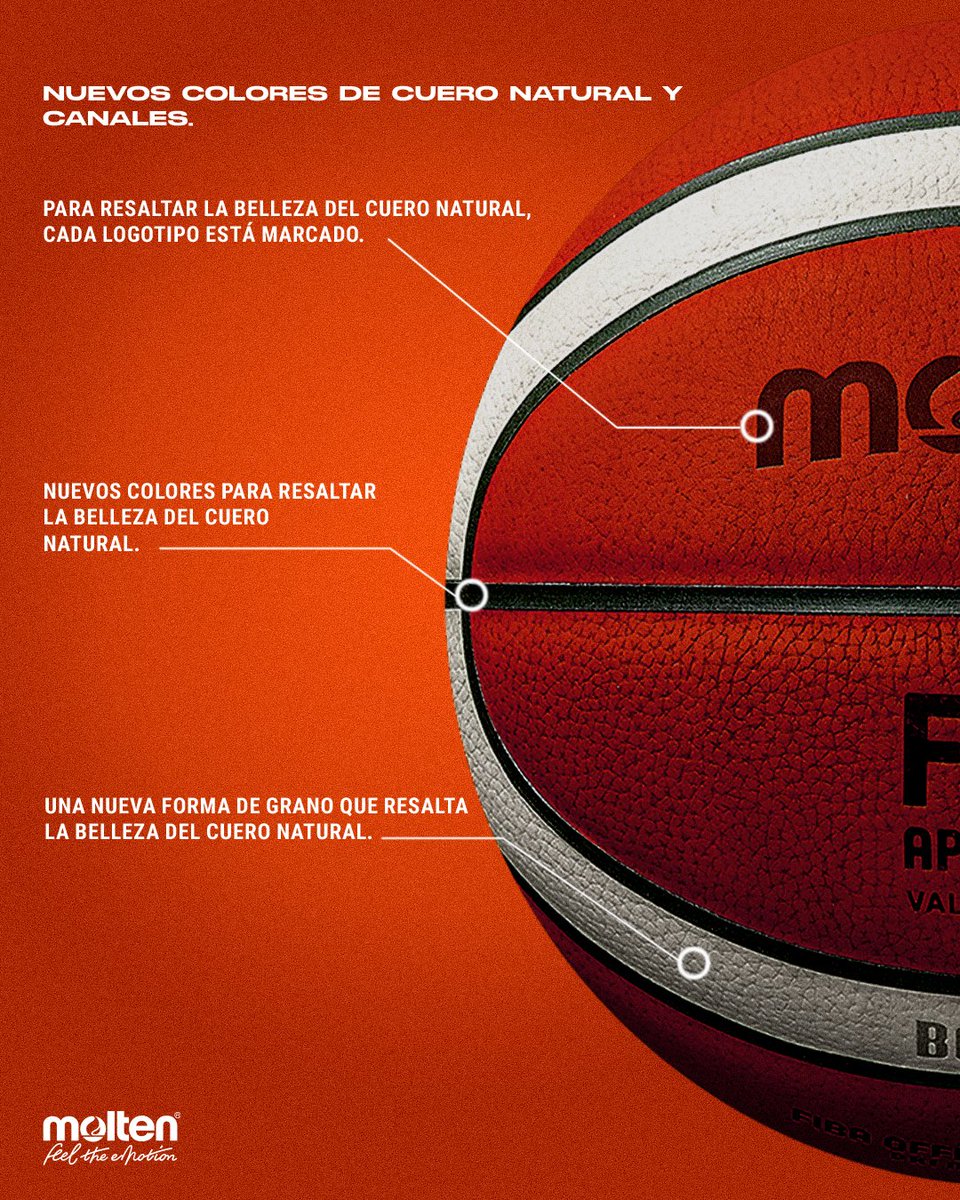 𝐁𝟕𝐆𝟓𝟎𝟎𝟎 - 𝐁𝐆 𝐒𝐞𝐫𝐢𝐞𝐬.

#Molten #FeelTheEmotion #Básquetbol