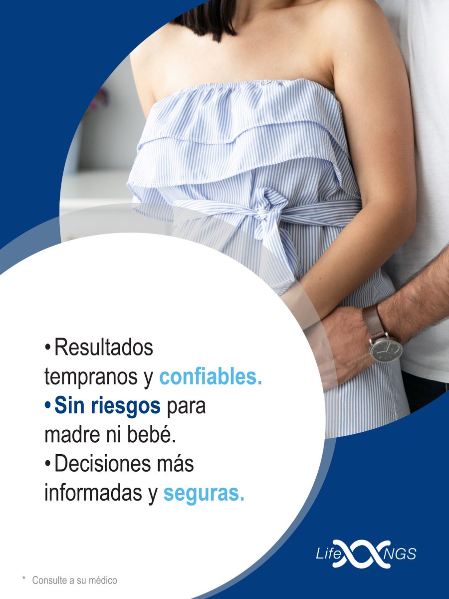Lab_LifeNGS's tweet photo. Conoce más sobre esta prueba y su impacto en el embarazo en nuestro blog.
#LifeNGS #NIPT #GenéticaPrenatal #PrevenciónFetal https://t.co/tzpuyjWVlC