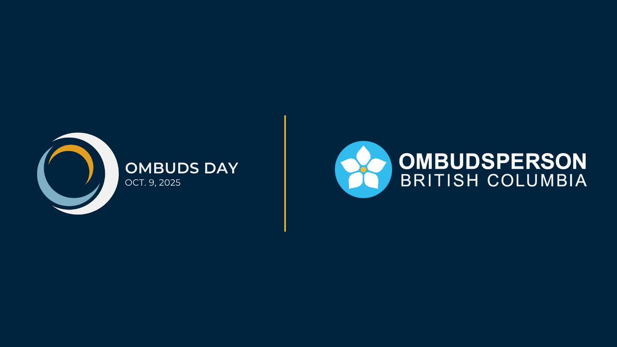 Today is #OmbudsDay, a global reminder of the role ombuds play in promoting fairness and accountability in public services. Have a complaint about the fairness of a provincial or local public body in BC? Learn more about how we can help: bcombudsperson.ca #OmbudsDay2025