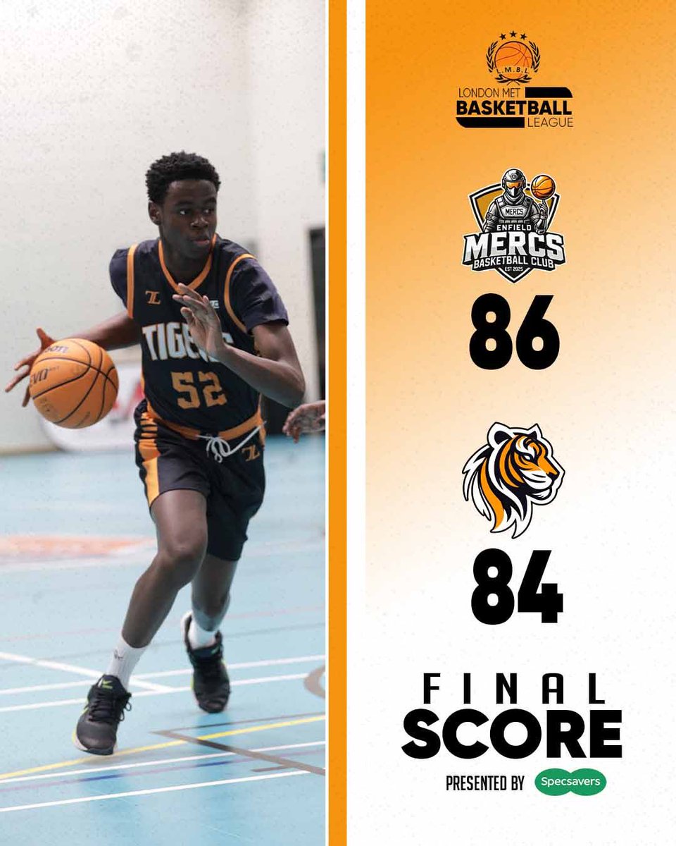 Game 1 of London Met Basketball League finished in a Loss. We’ll regroup and go again tomorrow. #bexleytigers