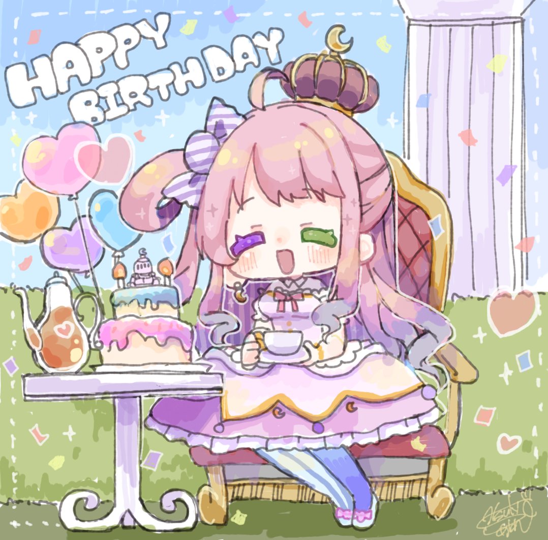 atan0w0's tweet image. 姫様おめでとう🍬✨

#ルーナート #姫森ルーナ生誕祭2025