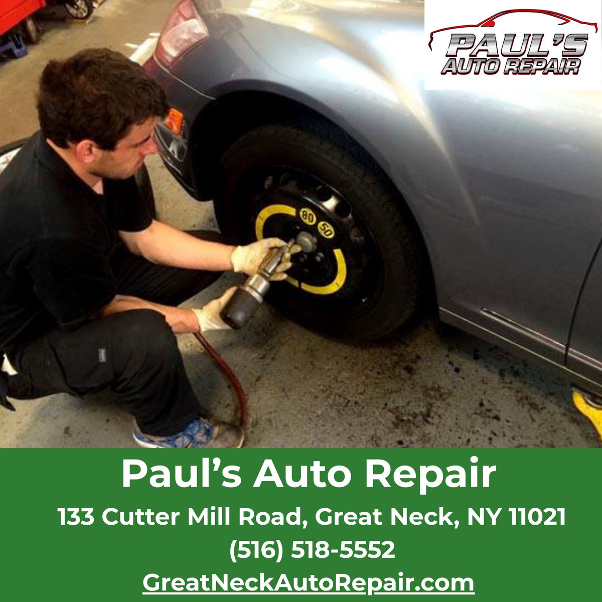 PaulsAutoGroup's tweet image. Paul’s Auto Repair — fast, reliable tire service &amp;amp; safety checks to keep you rolling. Visit today. 🚗🔧Paul’s Auto Repair
133 Cutter Mill Rd, Great Neck, NY 11021
(516) 518-5552
GreatNeckAutoRepair.com#greatneckautorepair #autorepair #greatneck #PaulsAutoRepair