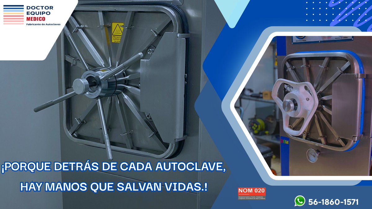 Drequipomedico's tweet photo. 🇲🇽  Doctor Equipo Médico.

🔧 Fabricamos autoclaves de vapor autogenerado con calidad, precisión y respaldo mexicano 🇲🇽

📞 5618601571 | 🌐 https://t.co/3OcgeYqmXS

#autoclaves #equipomedico #salud #bienestar #ULTIMAHORA #esterilización #Noticias #Mexico #medicos #ceye https://t.co/JF3GCPJt88