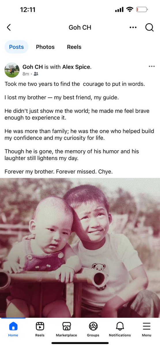 My youngest brother's dedication to my late younger brother. Today is his 2nd death anniversary.

My younger brother  was the live wire of our family and all of us are doing a lousy job in trying to replace you as the live wire.
#RestInPeace