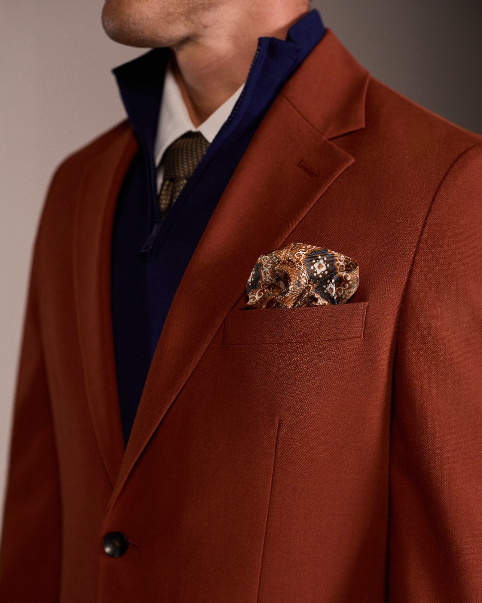 HaggarCo's tweet photo. Make room for color in your fall wardrobe. Shop our new J.M. Haggar™ Heather Fine Twill Sport Coat at https://t.co/ngmpOer5Fg. https://t.co/2Bj5wGm9s0
