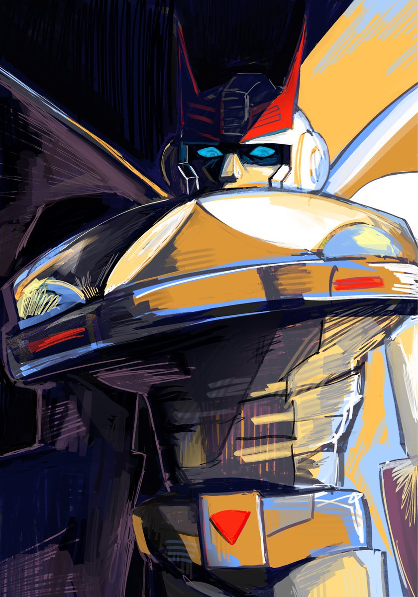 He’s very shaped 
#transformers #prowl