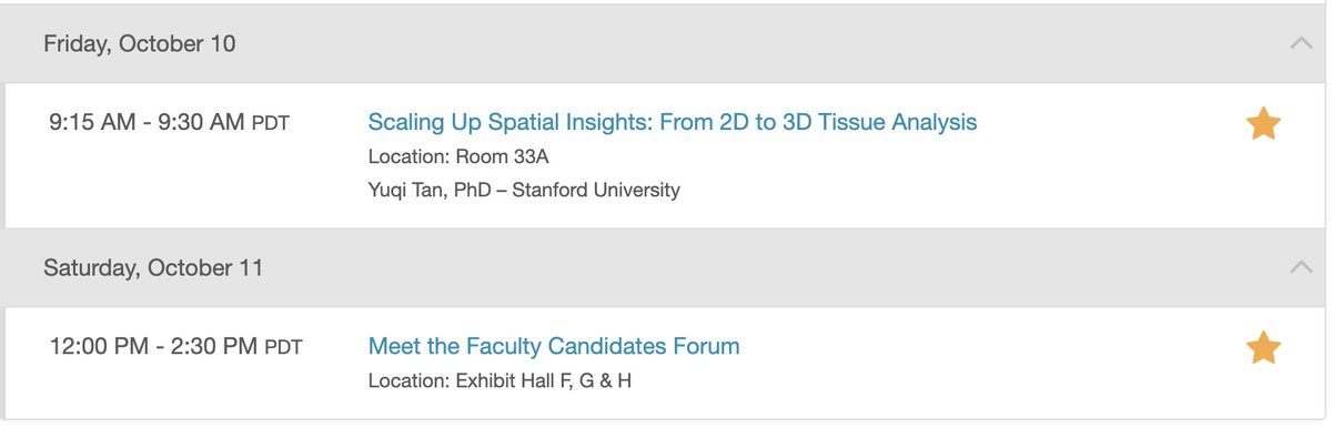 yuqitan3's tweet image. 🌟 Looking forward to connecting during the Meet the Faculty Candidates Forum at #BMES2025
🧠 Come by if you’re interested in spatial biology, AI, or want to chat about the future of scalable tissue analysis!
#SpatialBiology #AI #FacultyJobMarketCandidate