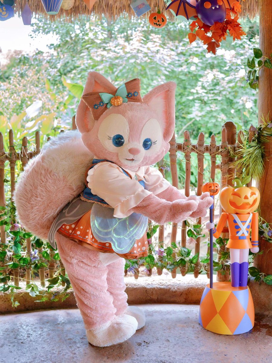 このパンプキンがわたしを守ってくれるの～😆🧡
#リーナベル
