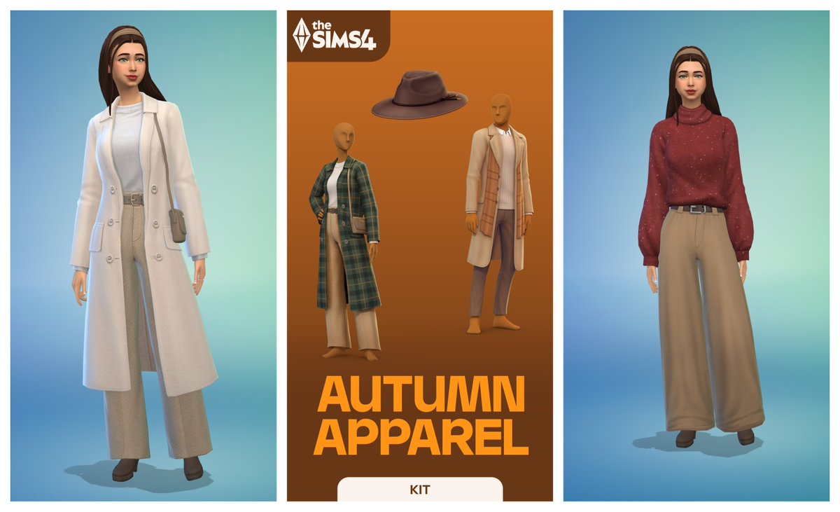 Happy #TheSims4 #AutumnApparelKit launch day!

I'm so pleased with these newest assets!  Some really great color swatches and textures!  

Use code: Vihisha at checkout when you snag your copy...You'll be supporting me at no extra cost to you 😀

#EAPartner