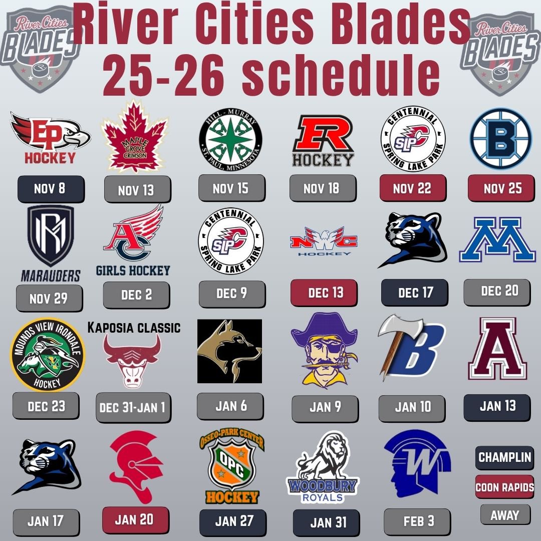 River Cities Blades Booster Club tweet media