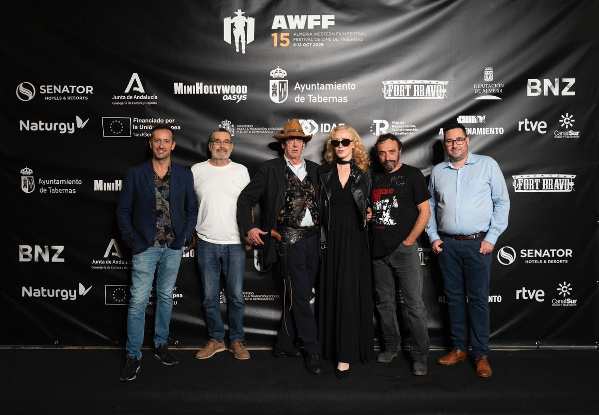 AWFF_Oficial's tweet photo. Premier internacional de ‘Dead Souls’ en el #15AWFF la nueva película de Alex Cox (España–EEUU, 2025), rodada en parte en el Desierto de Tabernas.

#Festival #Cine #Western https://t.co/o0fShMKth1