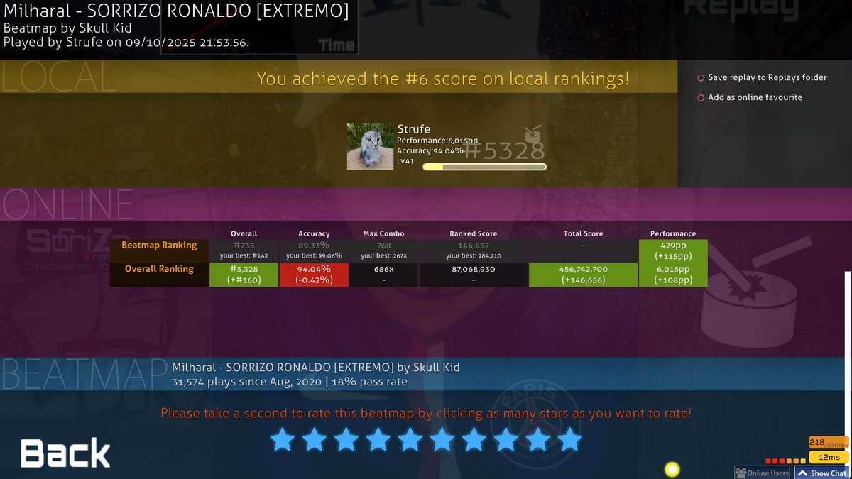 stru122's tweet image. First Taiko 8 star pass + 400 xddd