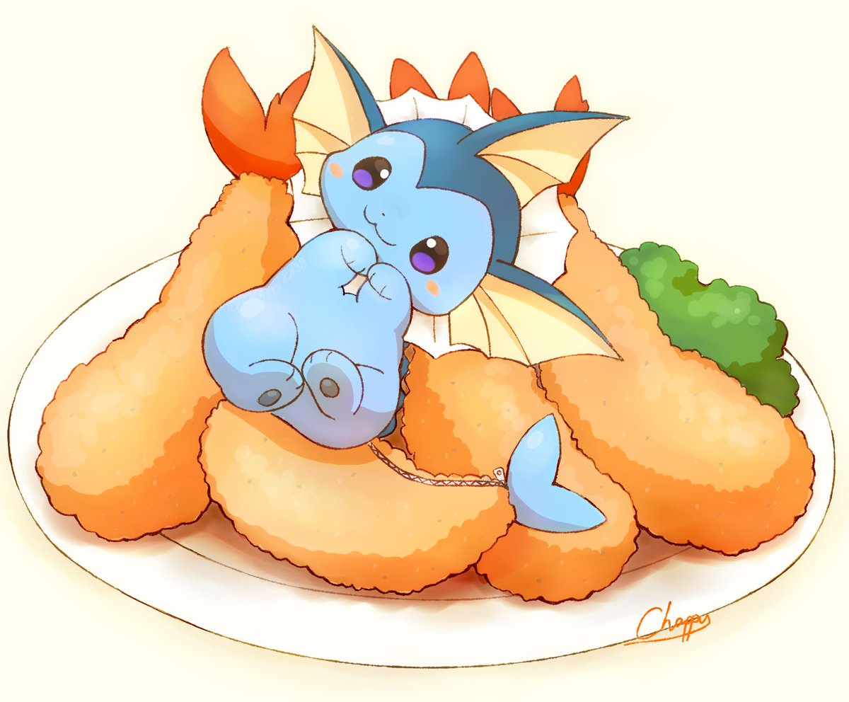 イーブイ 「#食欲の秋なので美味しそうな画像を貼る」|チャッピー🦊🐾のイラスト