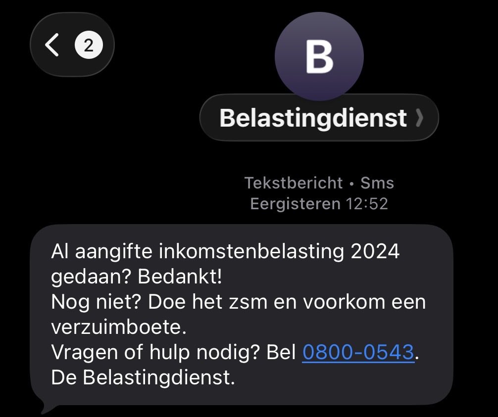 Fuck!!! Helemaal vergeten!!
#belastingdienst