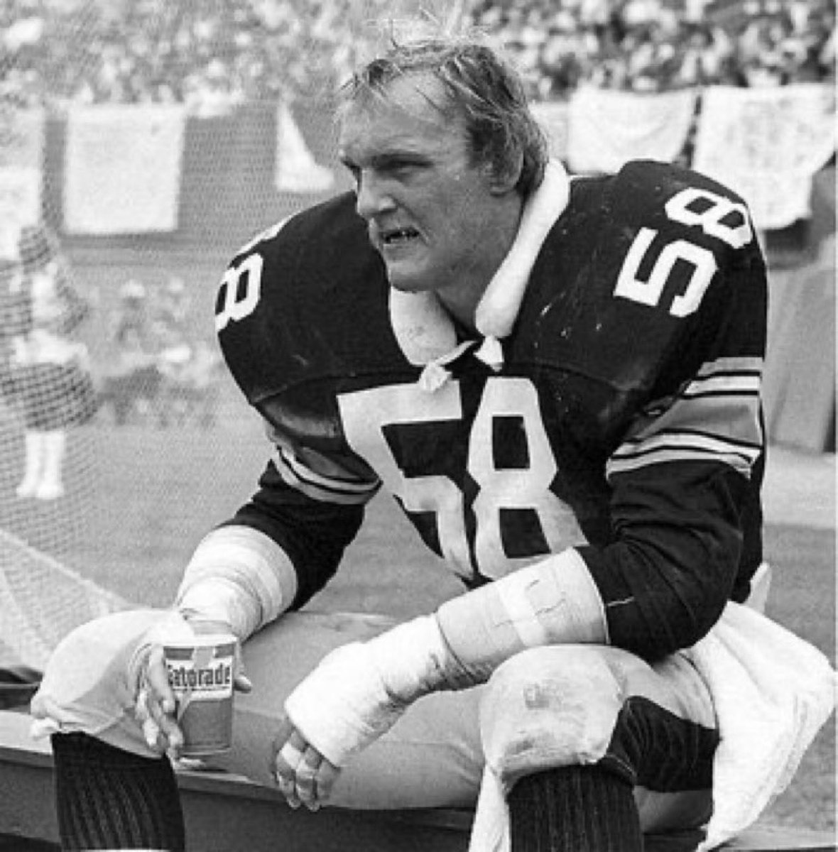 Super70sSports's tweet image. I'm not saying the NFL has gone soft, but I'm sorry Jack Lambert has to watch this shit.