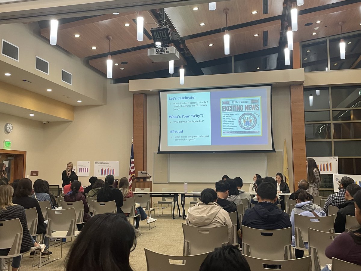 Celebrating and conversing with DLI families tonight. 🎉