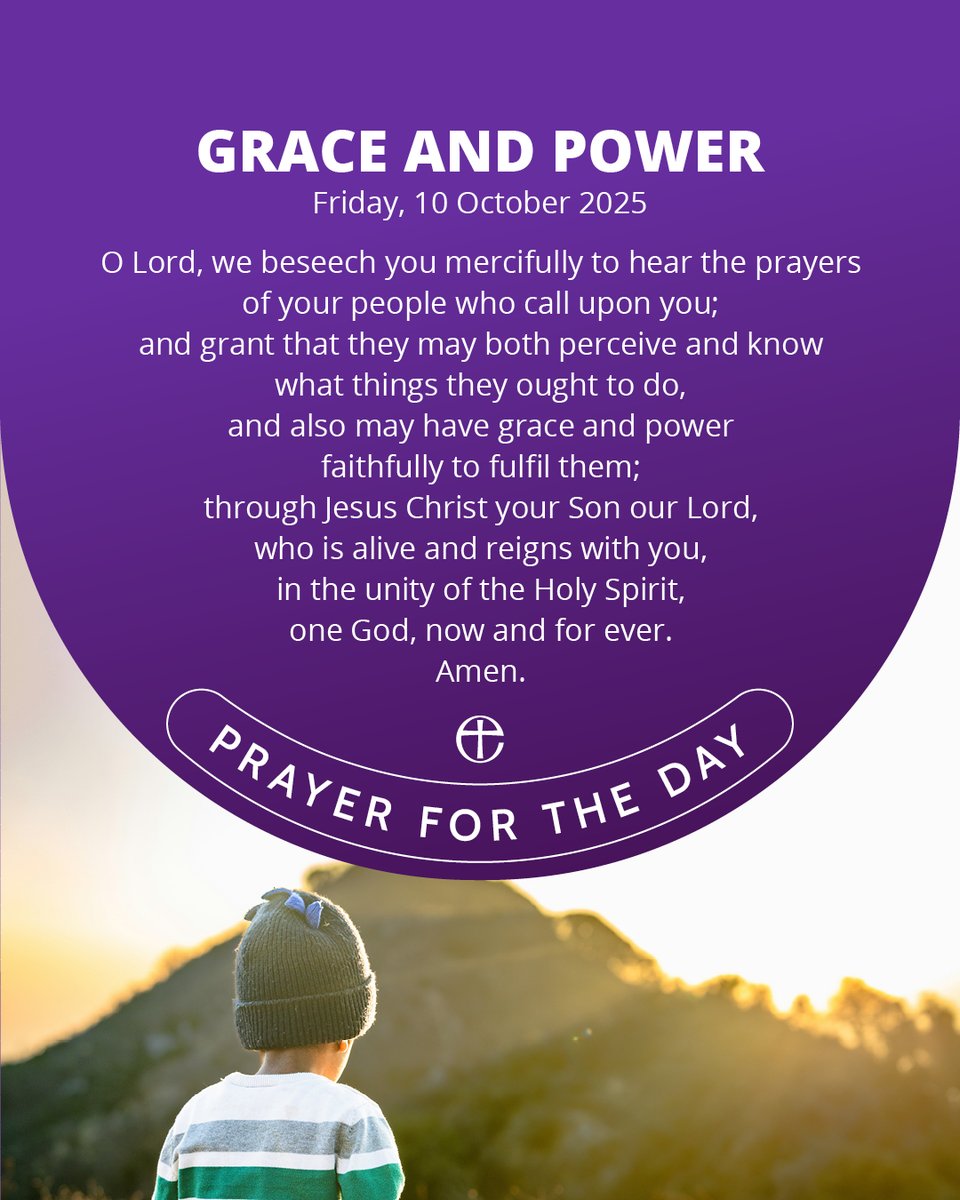 churchofengland's tweet image. Join with us in prayer. 🙏

Today&apos;s prayer is available in plain text and audio formats at cofe.io/TodaysPrayer.