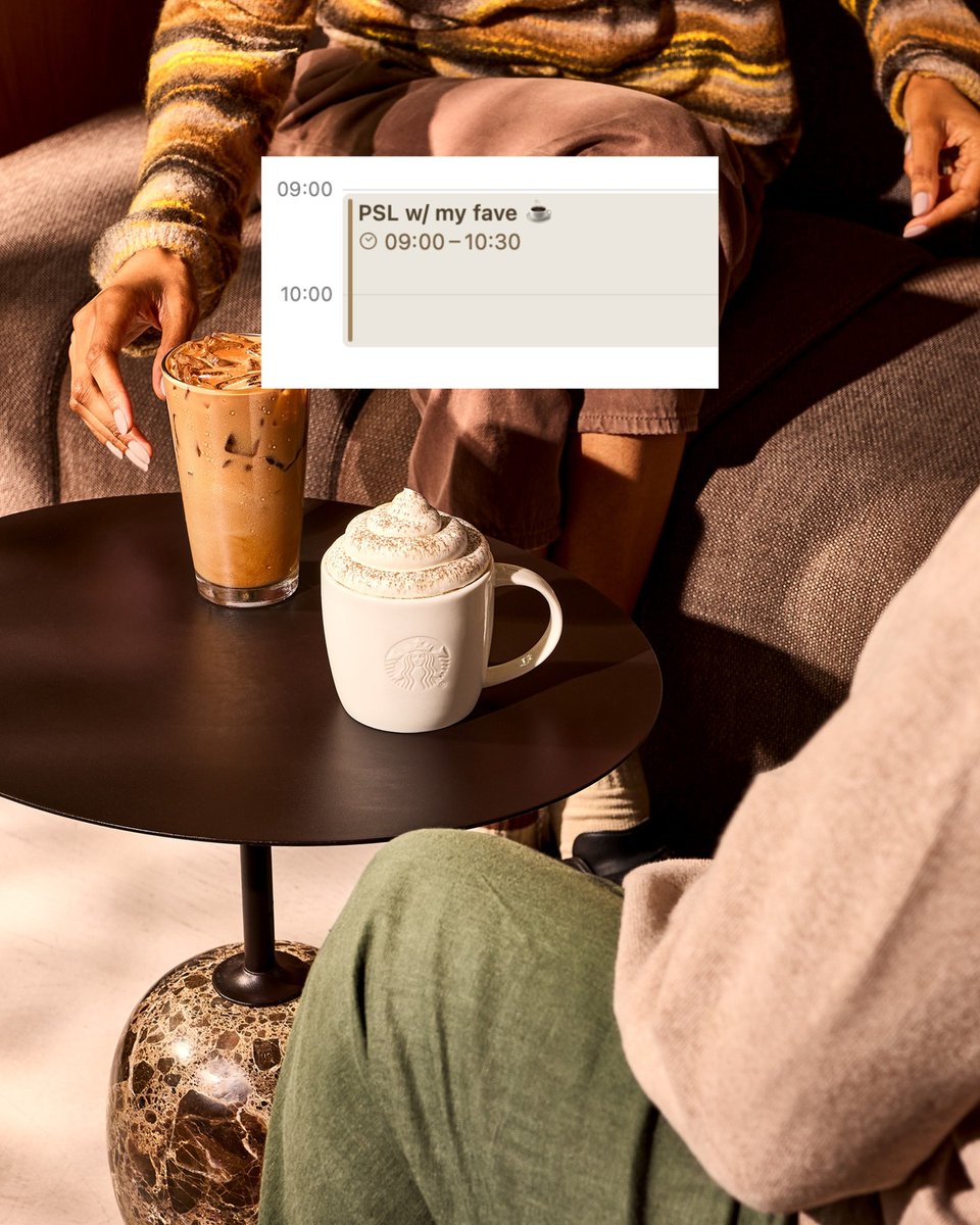 The only thing on your to-do list today... 👇

📸: <a href="/Starbucks/">Starbucks</a>