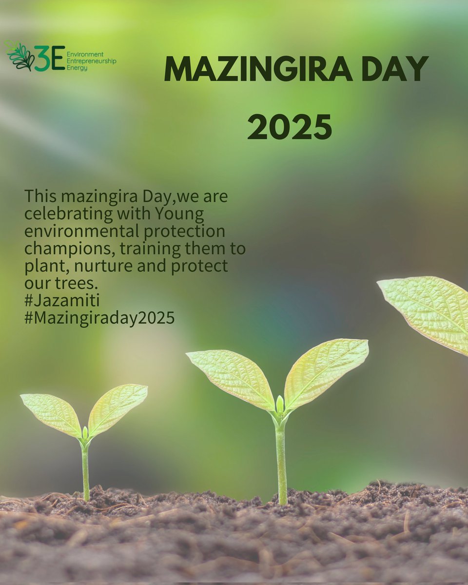 This Mazingira Day 2025, we're empowering the next generation! We're happy to be celebrating with young environmental protection champions, equipping them with the skills to plant, nurture, and protect our trees. Their passion is our future. #MazingiraDay2025
