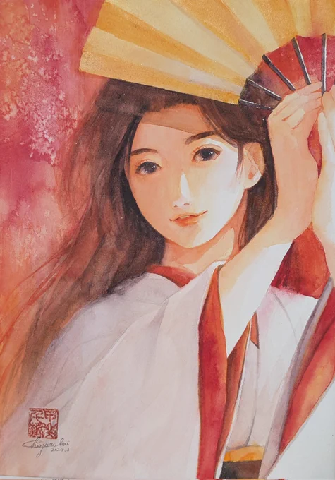 かくとだに えやはいぶきの さしも草 さしもしらじな もゆる思ひを (藤原実方朝臣/百人一首) 私がこんなに恋焦がれていることをあなたは知る由もないでしょう …そしてこの想いがあなたに迷惑をかけてしまうかもしれない。私はただ微笑んで舞うのです。