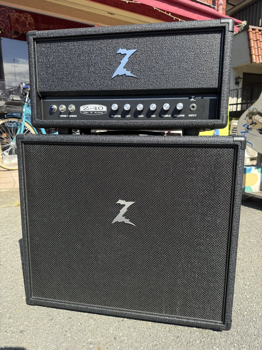 FULLUP1997's tweet photo. フルアップオープン営業中〜20:00迄です。Dr.Z AMP Z-40&1×12sp日本初上陸、入荷しました。初めてです!機能が加わりサウンドの幅が広がっています。やっぱりパワフルでカッコいい音がします。 https://t.co/rYmVWpzdeF