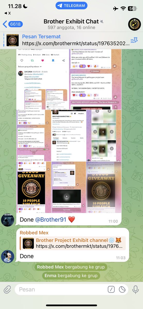 Soul_Web5's tweet photo. @BrotherMKT Thank you so much sir always giving and blessing to comunity, god bless you💚🙏 https://t.co/QcKwME83QS